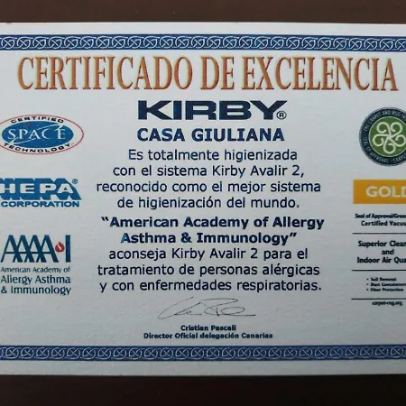 Bed and Breakfast Casa Giuliana Charco del Pino